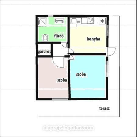 Lelle-Kert Apartman 02 Balatonlelle Esterno foto